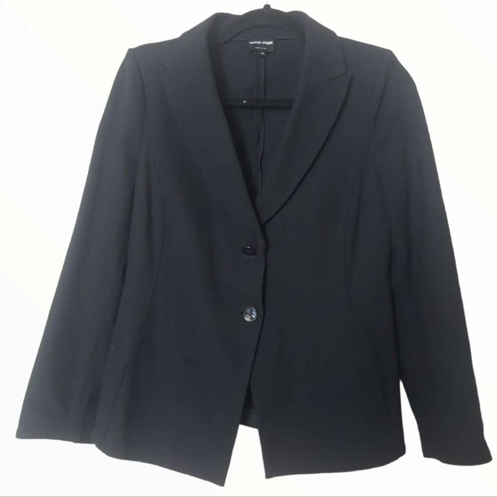 GIORGEIO Armani Female Suit Jacket Blazer Black